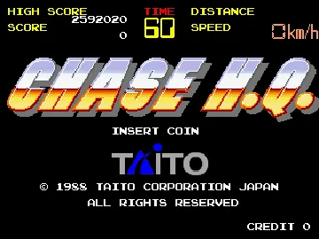 Chase H.Q. (World) screen shot title